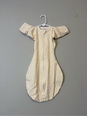 Swaddle Designs Heathered Cream Zippered Sleep Sack